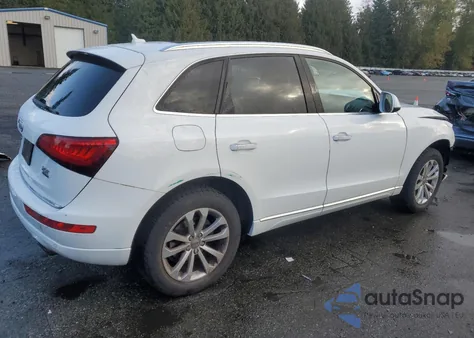 2015 Audi Q5 Premium Plus from USA, damaged, VIN WA1LFAFP2FA136679